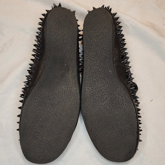 UNIF | Hellraiser Studded Loafers Black With Black Spikes - Picture 6 of 7